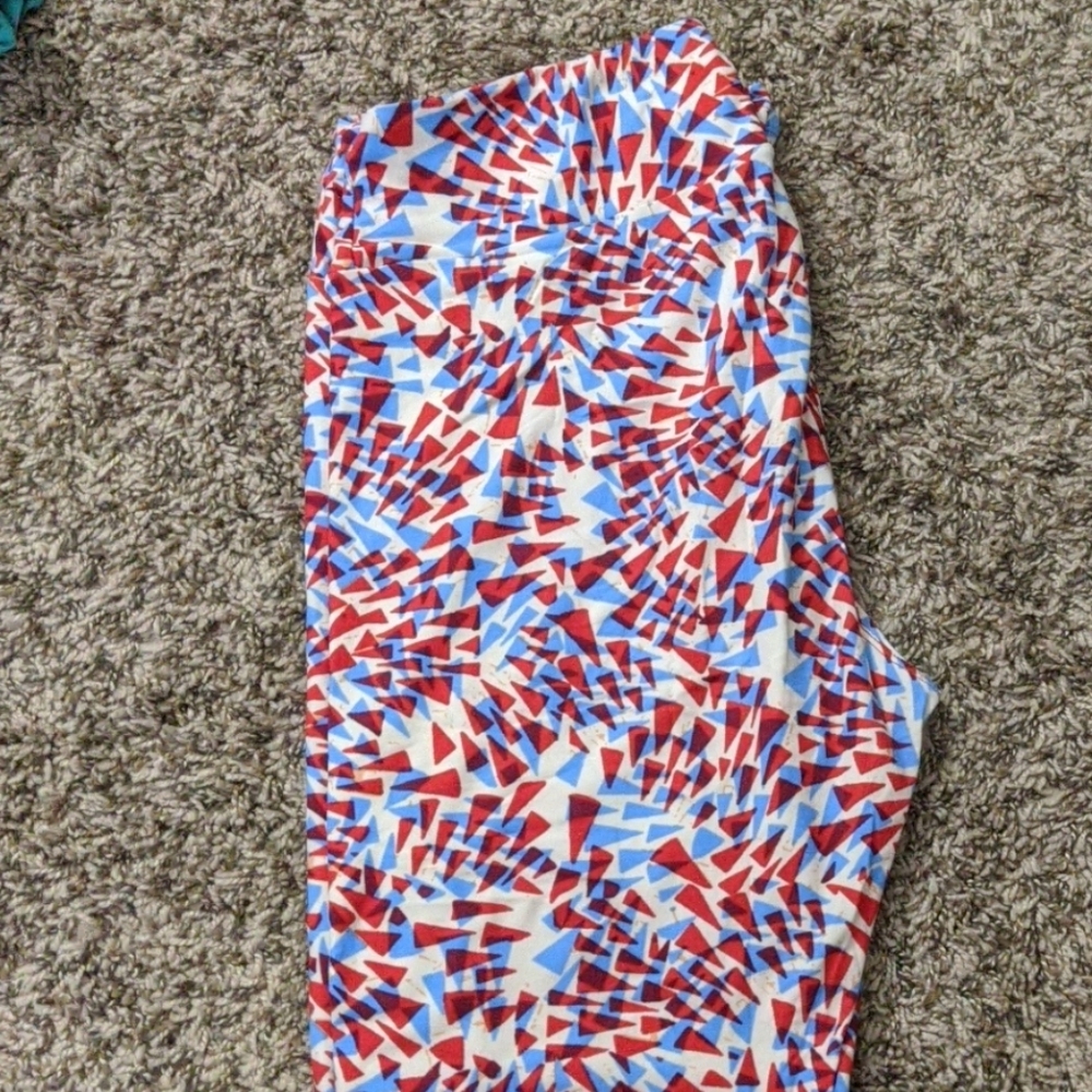 Red white & blue leggings